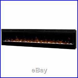 Dimplex Prism 74 Wall Mount Linear Electric Fireplace Insert in Black