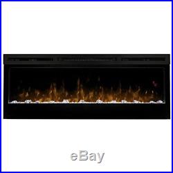 Dimplex Prism Wall Mount Linear Electric Fireplace Insert, Black