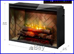 Dimplex Revillusion 36 Electric Built-in Firebox Fireplace RBF36 Insert