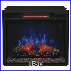 Duraflame 23 In Infrared Quartz Electric Fireplace Insert with Safer Plug (Used)