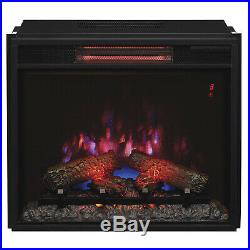 Duraflame 23 Inch Infrared Quartz Electric Fireplace Insert with Safer Plug