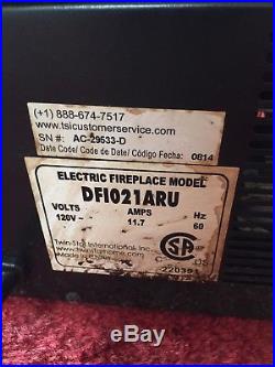 Duraflame DF1020ARU Electric Flame Ember Logs Fireplace Insert 4600 BTU Heater