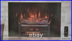 Duraflame Electric FIREPLACE LOG LOGS INSERT Heater LED FLAME 5200 BTU with Remote