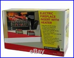 Duraflame Electric Heater & Fireplace Insert/Portable/Black/LED LOG