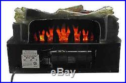 Duraflame Portable Electric Fireplace 20 LED Log Insert 1350W Space Heater New