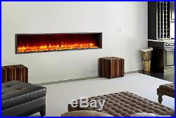 Dynasty Fireplaces 79 Built-in LED Wall Mount Electric Fireplace Insert