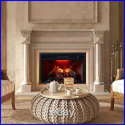 Edyo Living 35-In Ventless Electric Fireplace Insert withColorful Flame (Open Box)