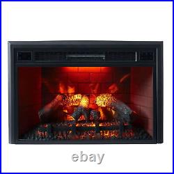 Edyo Living 35-Inch Ventless Recessed Electric Fireplace Insert withColorful Flame