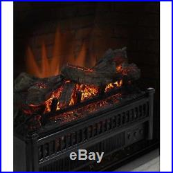 Electric 23 Fireplace Log Set Heater Blower Fire Place Insert Logs With Remote