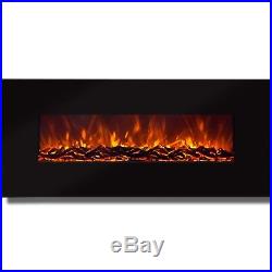 Electric Fire Place Insert Fake Screen TV Mount Decoration Best Flat Panel