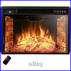Electric Fireplace Heater Replacement Insert Small Portable Blower Embedded