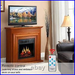Electric Fireplace Insert 18 Freestanding With 7 flame colors