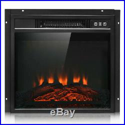 Electric Fireplace Insert Faux Freestanding 18 Wall Mounted With Remote Control