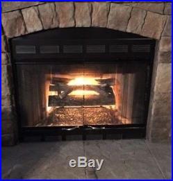 Electric Fireplace Insert Hearth 20 Heater Crackling Natural Wood Log Flameless
