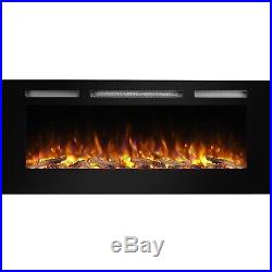 Electric Fireplace Insert In-Wall Recessed 50 Heater PuraFlame Touch Screen NEW