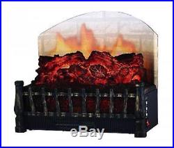 Electric Fireplace Insert Log Set Heater Remote Control Living Room Decor