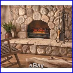 Electric Fireplace Insert Logs 23 In Heater Energy Efficient LED Fan Ventless US