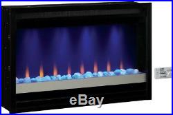 Electric Fireplace Insert SpectraFire 36 in. Contemporary Multi Color Heat Flame