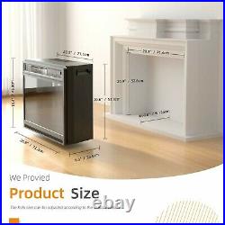 Electric Fireplace Insert WiFi Control, insert Recessed Fireplace Heater new