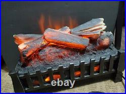Electric Fireplace Insert with heater, DFI021ARU, Excellent Conditon