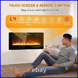 Electric Fireplace Inserts 36 Recessed & Wall Mounted Fireplace Heater fo