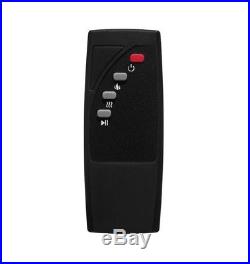 Electric Fireplace Log Heater Fake Artificial Flame Inserts Remote Control Set