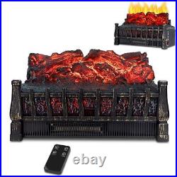 Electric Fireplace Logs Heater Fireplace Insert Heater With Remote Control Reali