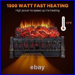 Electric Fireplace Logs Heater Fireplace Insert Heater With Remote Control Reali