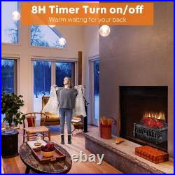 Electric Fireplace Logs Heater Fireplace Insert Heater With Remote Control Reali