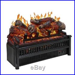 Electric Fireplace Logs Insert Heater Remote Faux Flame Grate Home Decors NEW