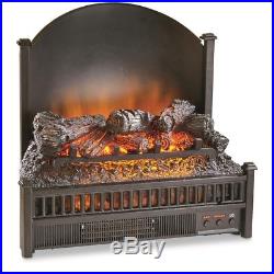 Electric Fireplace Logs Insert With Heater Realistic Flames Fan Remote Contro