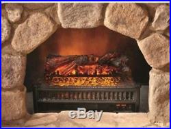 Electric Fireplace Logs Insert With Heater Realistic Flames Fan Remote Control