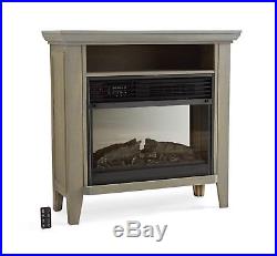Electric Fireplace Media Stand TV Console Storage Shelf Infrared Quartz Insert
