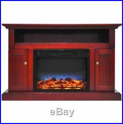 Electric Fireplace with Multi-Color LED Insert and 47 In. Stand