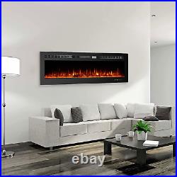 Electric Inch Fireplace Insert New Wall Mounted Led Fire New Hd Panoramic Flames