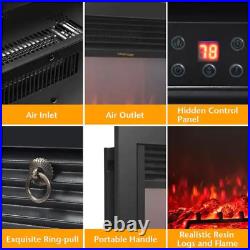 Electric Insert Fireplace Furnace Heater Flame Smokeless Unvented 28.5 inch