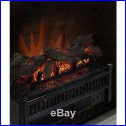 Electric Log Insert Remote Control Fireplace Heater Warmer for Winter Home Gift