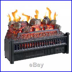Electric Log Insert with Heater