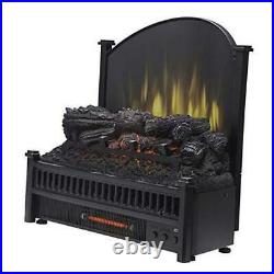 Electric Log Insert with Removeable Black Electric Insert + Heater + Backboard