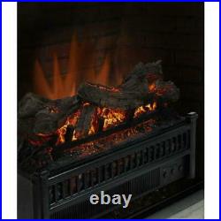 Electric Log Set with Heater 23 in. Fireplace Insert Multi-function Remote Control