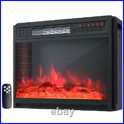 Electric Stove Heater Electric Fireplace Insert Retro Recessed Fireplace Heater