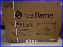 Electric fireplace heater insert