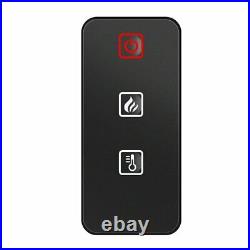 Embedded 26 Electric Fireplace Insert Heater Log Flame Remote Control GB