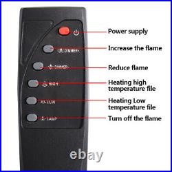 Embedded 31 Electric Fireplace Insert Heater Log Flame withRemote Control 150