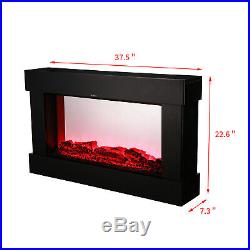 Embedded Electric Fireplace Insert Recessed 37.5 Space Heater Stover Winter