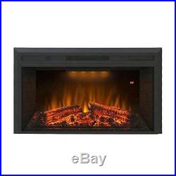 Embedded Fireplace Electric Insert Heater 36 750With1500W with Fire Crackler Sound