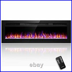 Es Electric Fireplace Insert and Wall Mounted Electric Fireplace 60 inch