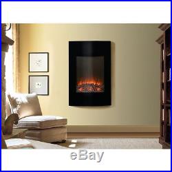FLAMELUX 23 in. Vertical Wall Mount Remote Control Electric Fireplace Insert