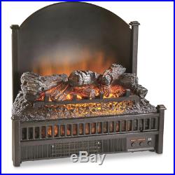 Fake Fireplace Insert Indoor Faux LED Electric With Remote Control Log Heater
