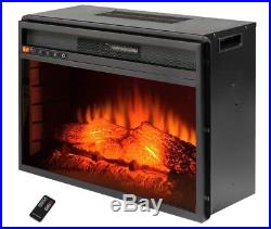 Fire Box Fake Fireplace Insert Small Artificial Modern Realistic Hot Electric